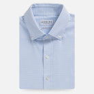 The Blue Chaparral Stripe Knit Custom Shirt Custom Dress Shirt- Ledbury