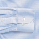 The Blue Chaparral Stripe Knit Custom Shirt Custom Dress Shirt- Ledbury