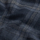 The Navy Levitt Flannel Custom Shirt Custom Casual Shirt- Ledbury