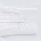 The White Brenton Royal Oxford Custom Shirt Custom Dress Shirt- Ledbury