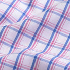 The Pink Cutler Poplin Check Custom Shirt Custom Dress Shirt- Ledbury