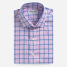 The Pink Brimley Check Custom Shirt Custom Dress Shirt- Ledbury