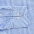 The Blue Alder Stripe Custom Shirt Custom Dress Shirt- Ledbury