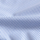 The Blue Ellair Micro Check Custom Shirt Custom Dress Shirt- Ledbury