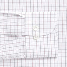 Easy-care dress shirt sleeve construction - durable Italian twill fabric