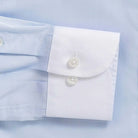 Light blue shirt with Winchester contrast cuff - white cuff detail
