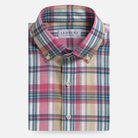 Ledbury Pink Leclair Madras Plaid shirt — front view