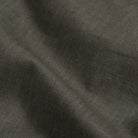 Dark olive cotton linen fabric detail - Ledbury Varley casual shirt