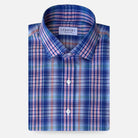 Blueberry Milo Plaid custom shirt - Ledbury front view