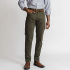 Ledbury Forest Franklin 5 Pocket Custom Pant — full front view, made to order in your choice of waist size and inseam