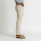 Ledbury Tan Franklin 5 Pocket Custom Pant — side view showing clean lines and tailored silhouette