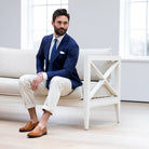 The White Fine Twill Mid-Spread Dress Shirt Dress Shirt- Ledbury