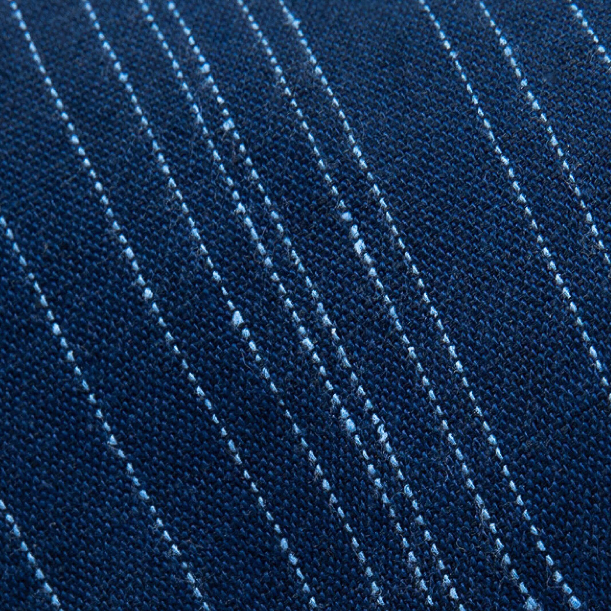 The Blue Carlton Stripe Tie Tie- Ledbury