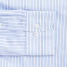 The Blue Pascal Stripe Custom Shirt Custom Dress Shirt- Ledbury