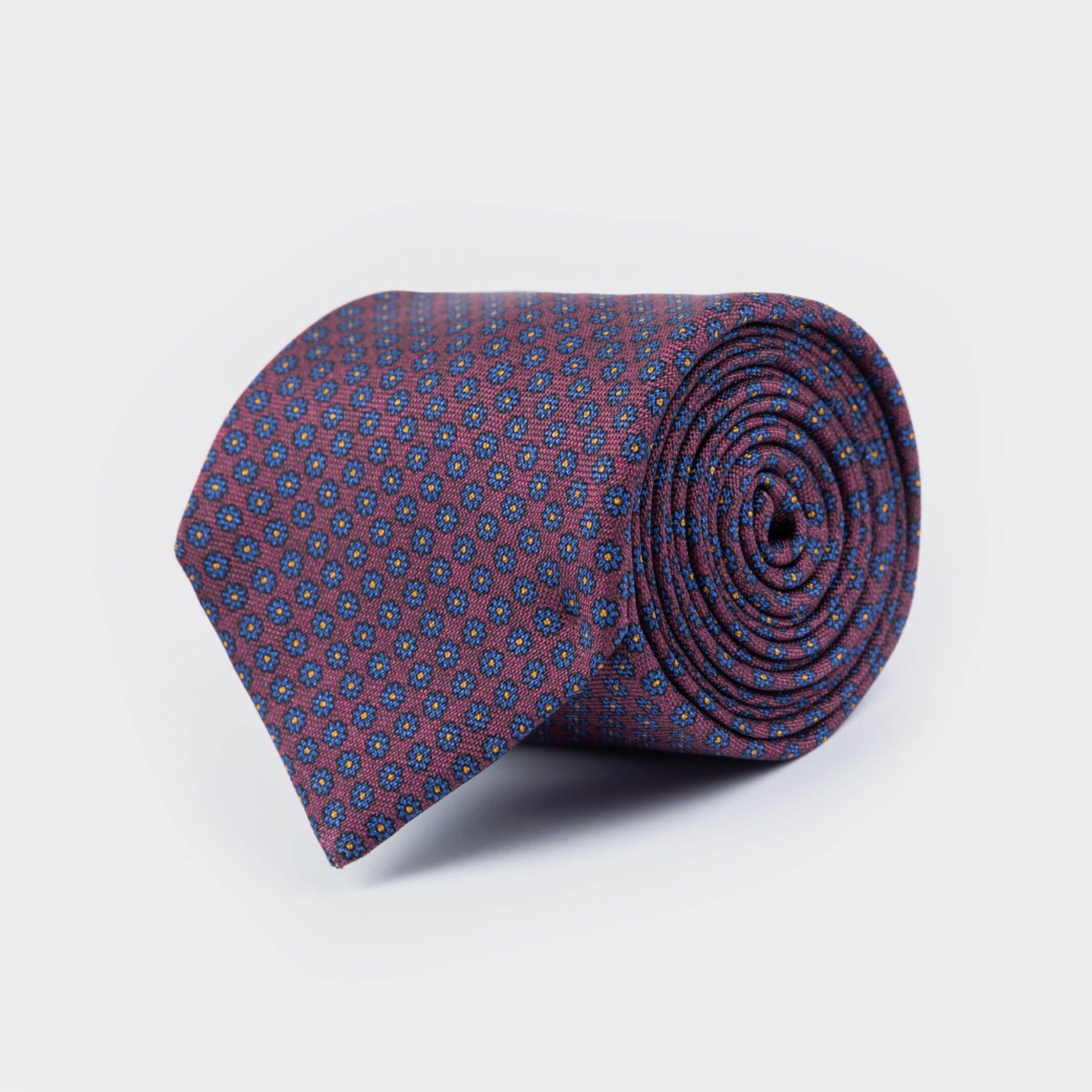 The Burgundy Byrum Tie Tie- Ledbury