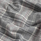 Callisto Plaid fabric swatch - 100% cotton lightweight brushed flannel texture