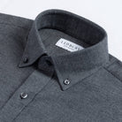 The Charcoal Holmes Flannel Casual Shirt Casual Shirt- Ledbury