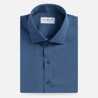 The Dark Blue Pearce End on End Dress Shirt Dress Shirt- Ledbury
