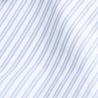 The Deep Blue Albini Deacon Stripe Custom Shirt Custom Dress Shirt- Ledbury