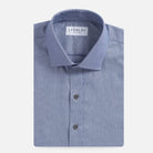 The Deep Blue Linden Dobby Dress Shirt Dress Shirt- Ledbury