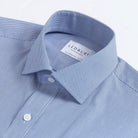 The Deep Sea Bayard Houndstooth Custom Shirt Custom Dress Shirt- Ledbury