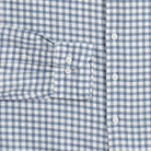 The Light Blue Farwell Gingham Custom Shirt Custom Casual Shirt- Ledbury