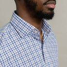 The Blue Ginby Twill Custom Shirt Custom Dress Shirt- Ledbury