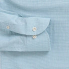 Double button barrel cuff detail - Ledbury Hucks chambray shirt sleeve