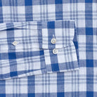 Double button barrel cuff detail - Ledbury Joyner cotton linen shirt sleeve