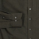 The Loden Heather Kingcrest Flannel Custom Shirt Custom Casual Shirt- Ledbury