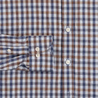 Kyger Check shirt double-button barrel cuff detail - reinforced construction