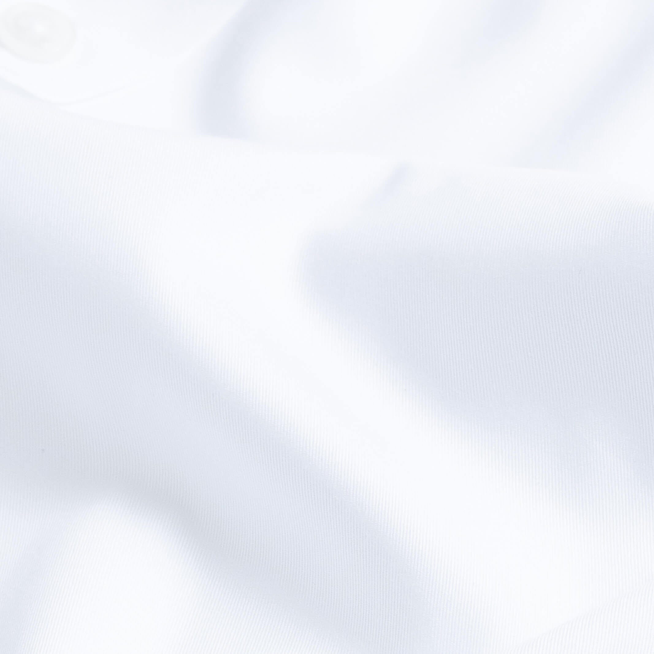 Fine twill fabric in white - ultra-soft lightweight never sheer cotton