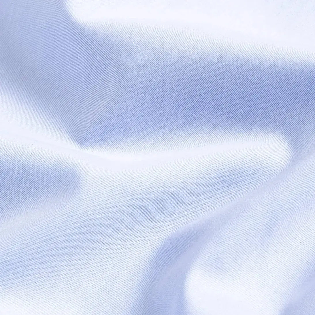 Fine twill fabric in blue - ultra-soft lightweight never sheer cotton