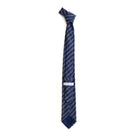 The Navy Albertson Stripe Tie Tie- Ledbury