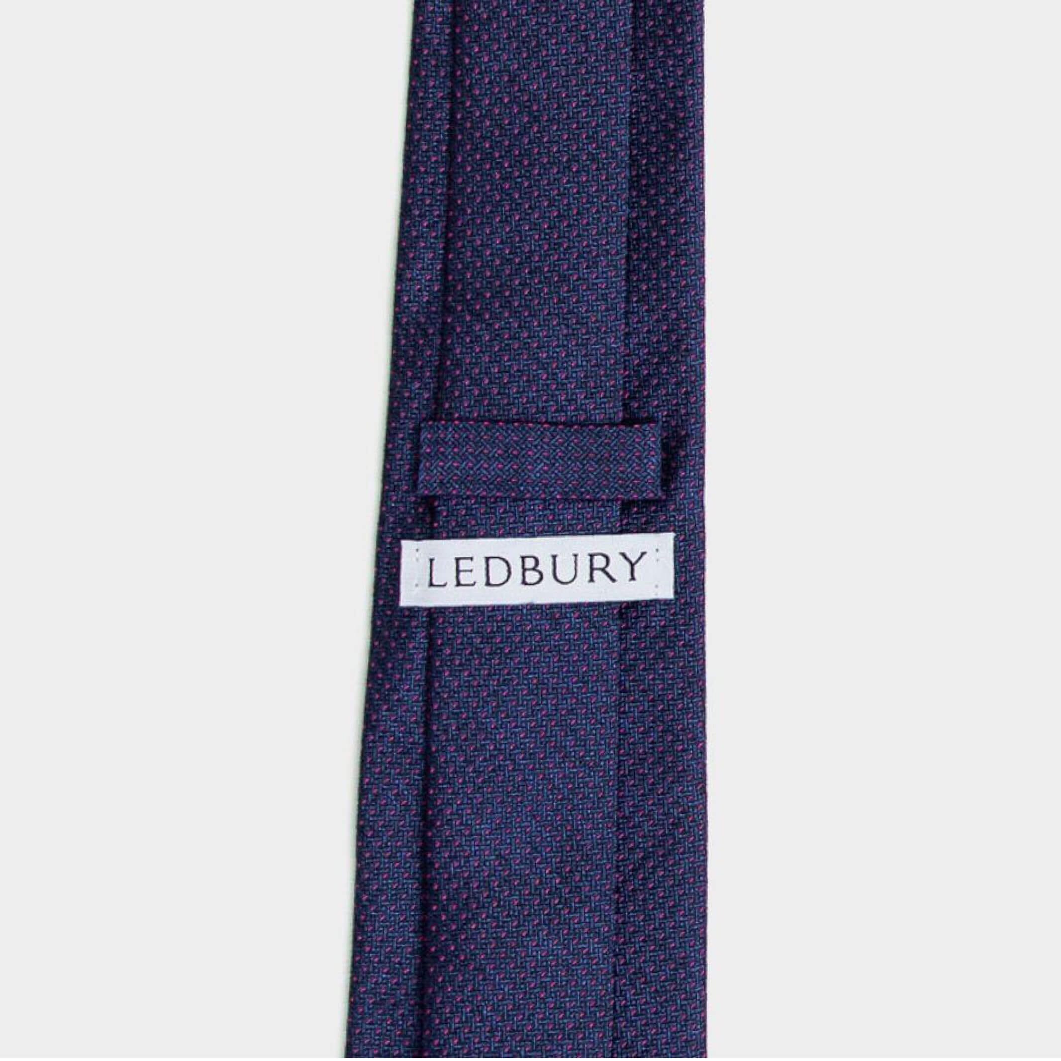 The Navy Tilbury Tie Tie- Ledbury