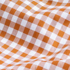 The Orange Marmo Gingham Custom Shirt Custom Casual Shirt- Ledbury