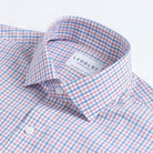 The Red Hallock Check Custom Shirt Custom Dress Shirt- Ledbury