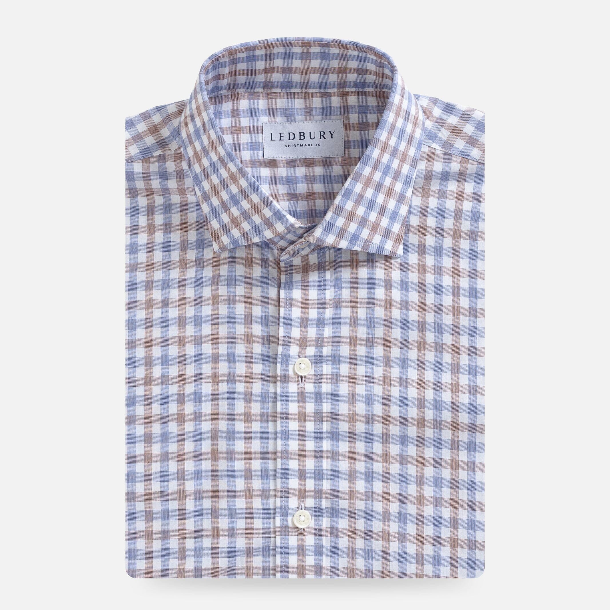 The Cedar Rollins Plaid Dress Shirt Dress Shirt- Ledbury