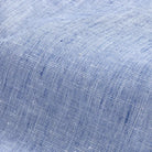 The Blue Short Sleeve Barretto Cotton Linen Custom Shirt Custom Short Sleeve Shirt- Ledbury