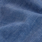 The Navy Short Sleeve Barretto Cotton Linen Custom Shirt Custom Short Sleeve Shirt- Ledbury
