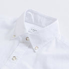 The White Short Sleeve Barretto Cotton Linen Custom Shirt Custom Short Sleeve Shirt- Ledbury