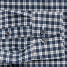 The Vintage Navy Thomas Mason Hartney Flannel Custom Shirt Custom Casual Shirt- Ledbury