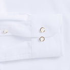 The White Evans Wrinkle Resistant Oxford Dress Shirt Dress Shirt- Ledbury