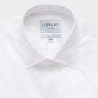 The White Fine Twill French Cuff Dress Shirt Dress Shirt- Ledbury
