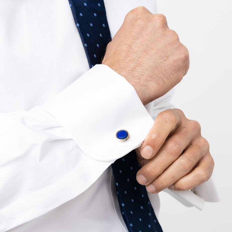 The White Fine Twill French Cuff Dress Shirt Dress Shirt- Ledbury