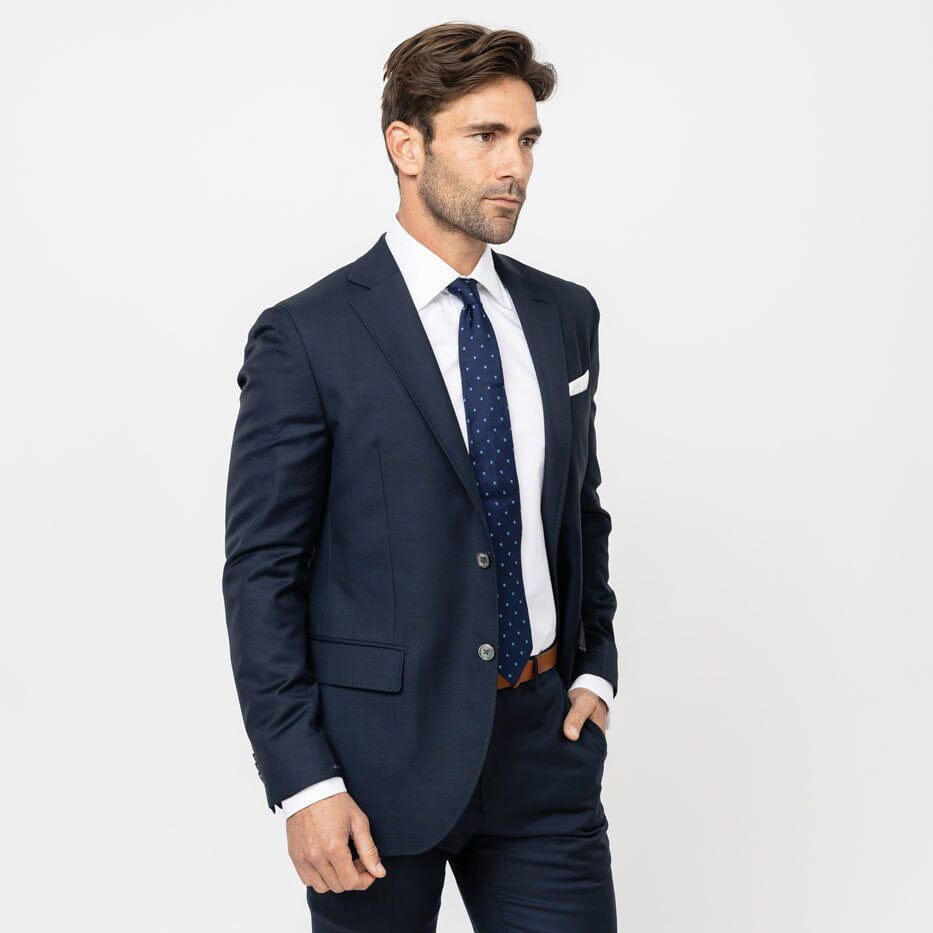 The White Fine Twill French Cuff Dress Shirt Dress Shirt- Ledbury