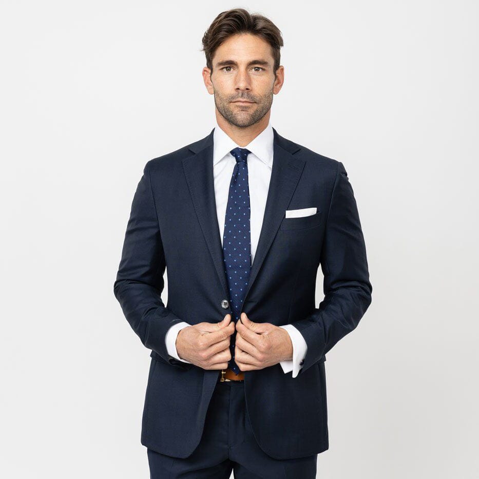 The White Fine Twill French Cuff Dress Shirt Dress Shirt- Ledbury