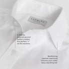 Dress shirt collar construction guide - Ledbury reinforced collar design details