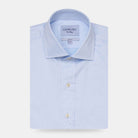 The Blue Fine Twill Spread Dress Shirt Dress Shirt- Ledbury