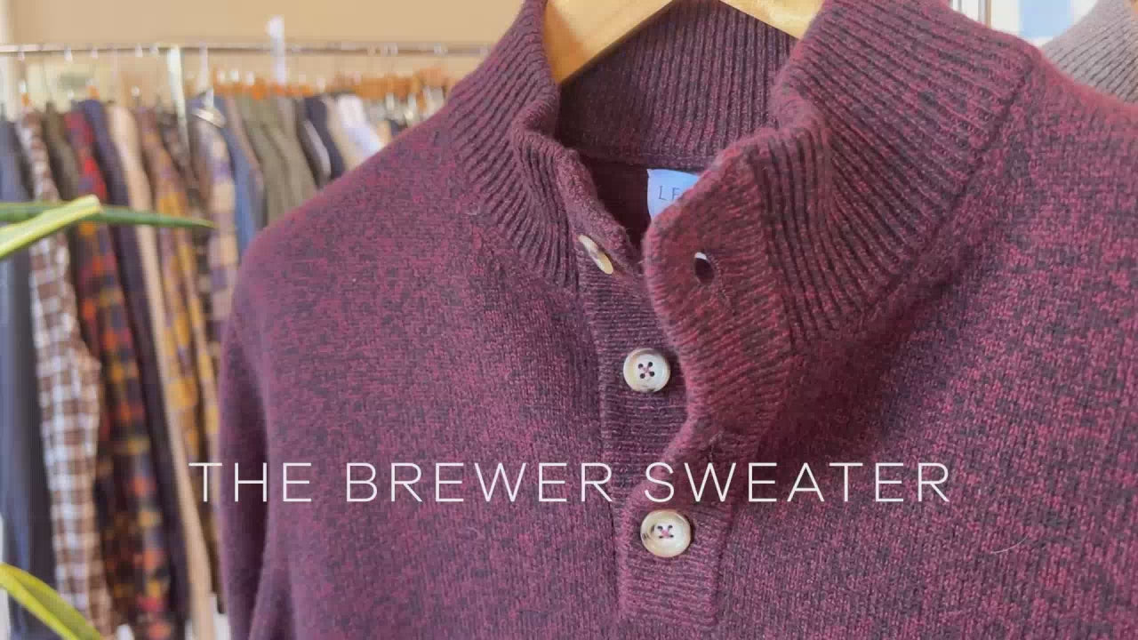 Video of the Brewer Sweater by Ledbury